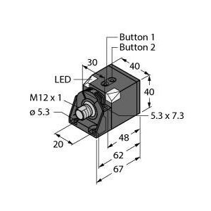 Turck - Ultraschall Taster Ultraschallsensor RU200-CK4 #1610053  − 1 Stück