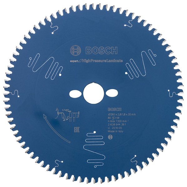 Bosch - Kreissägeblatt Expert for High Pressure 2608644361 Laminate