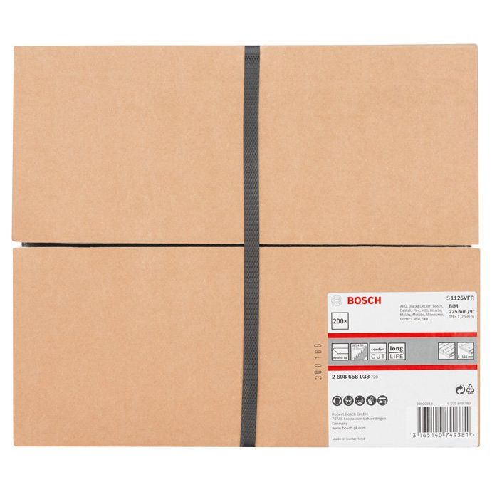 Bosch - Säbelsägeblatt 200er-Pack 2608658038 (VE25)