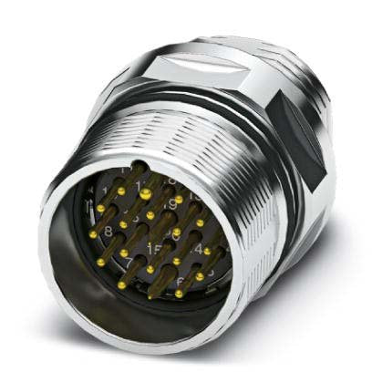 Phoenix Contact - Rundsteckverbinder, feldkonfektionierbar (Industriesteckverbinder) Gerätesteckverbinder CA-1RP1N8A6L00 Vorderwand