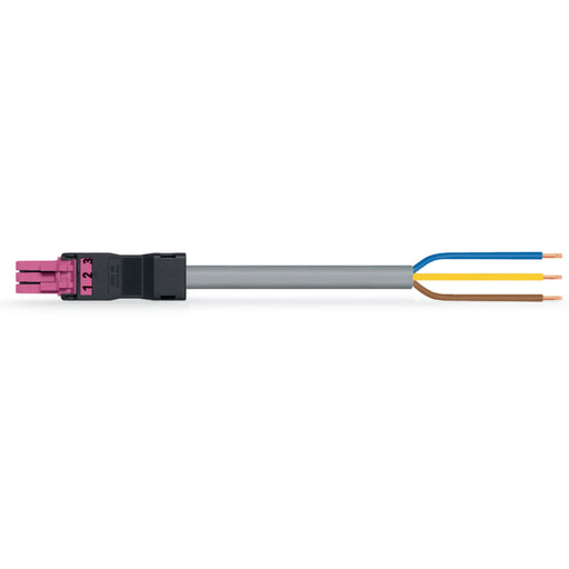 WAGO - Konfektionierte Leitung für steckbare Gebäudeinstallation konfekt. Anschlussleitung 891-8993/105-307 Eca,Buchse