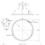 EVN Lichttechnik - Decken-/Wandleuchte LED-Pendelleuchte PTDU580125 MC