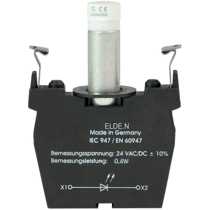 Schmersal - Lampenfassungsblock für Befehls- und Meldegeräte LED-Leuchte ELDE.NWS24  − 1 Stück

