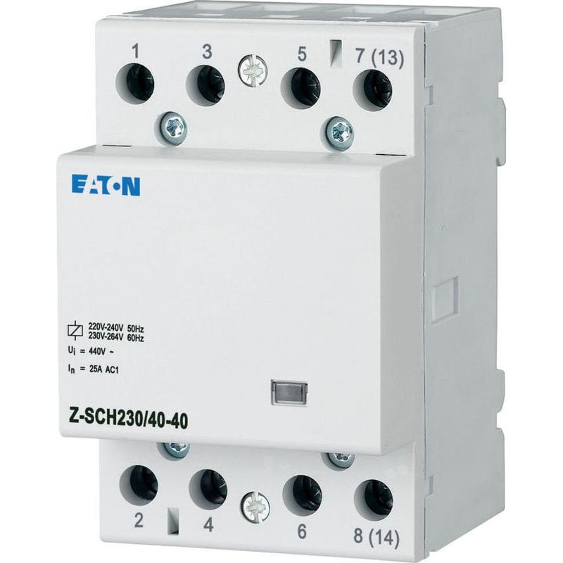 Eaton - Installationsschütz für Reiheneinbau Installationsschütz Z-SCH230/40-40 230VAC/40A/4S