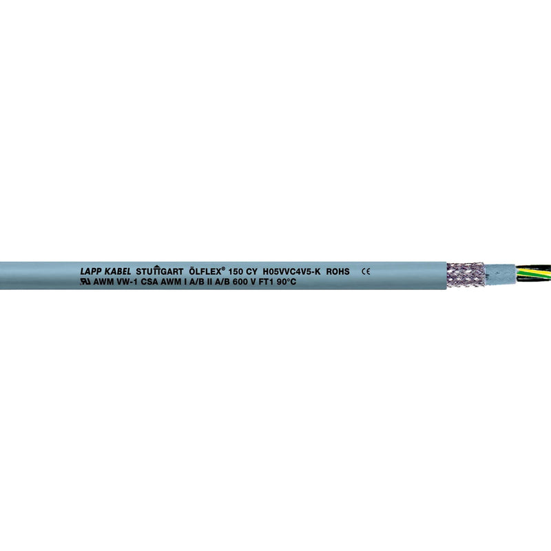 Lapp Kabel&Leitung - Energiekabel < 1 kV, für ortsveränderlichen Einsatz ÖLFLEX 150 CY 4G2,5 0015904/600 − 600 Meter