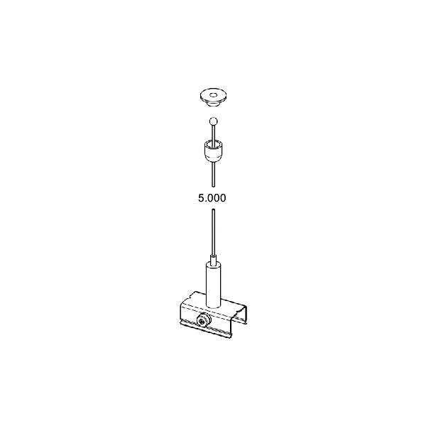 Brumberg Leuchten - Mechanisches Zubehör/Ersatzteile für Leuchten Seilabhängung 5m 87137000 mit Schnellspanner