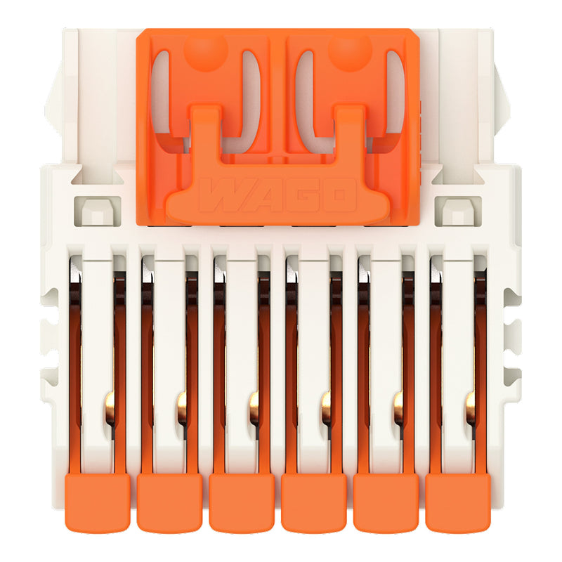 WAGO - Kabelsteckverbinder für Leiterplattensteckverbinder 1-Leiter-Federleiste,Hebel 2734-1106/328-000 PushinCAGECLAMP,lgr − 50 Stück