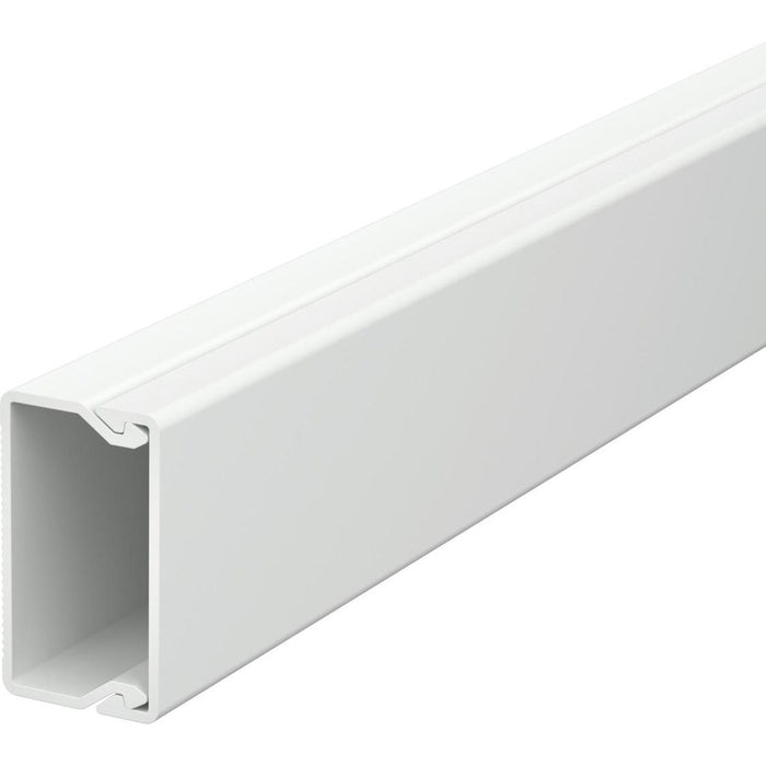 OBO Bettermann Vertr - Leitungsführungskanal Wand+Deckenkanal m.Obert. WDK20035RW 20x35mm,PVC − 2 Meter
