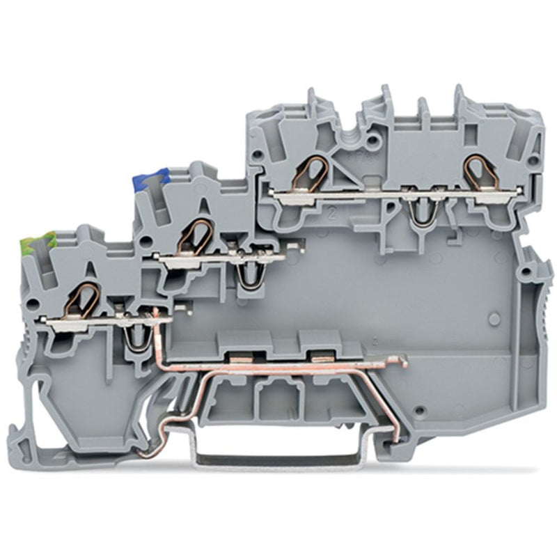 WAGO - Initiator/Aktor-Reihenklemme 3-Leiter-Aktorenklemme 2000-5317/102-000 für PNP-(plus-) − 50 Stück