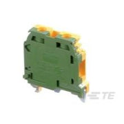 Krüger-Werke - Schutzleiter-Reihenklemme Klemme M 10/10.P gn-ge − 50 Stück