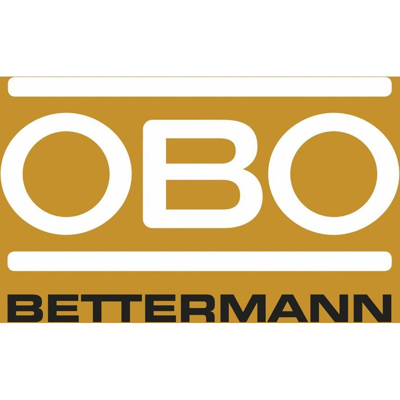 OBO Bettermann - Befestigungselement für Stiel/Profilschiene Flachstahl Degussa 40x8x30 FLA 8 FTK SGR 00, St, FTK, silberg − 3 Meter