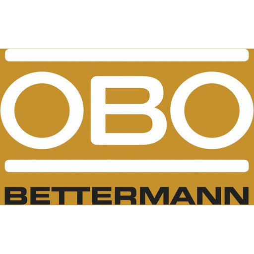 OBO Bettermann Vertr - Befestigungselement für Stiel/Profilschiene Flachstahl Degussa 40x8x30 FLA 8 FTK SGR 00, St, FTK, silberg − 3 Meter