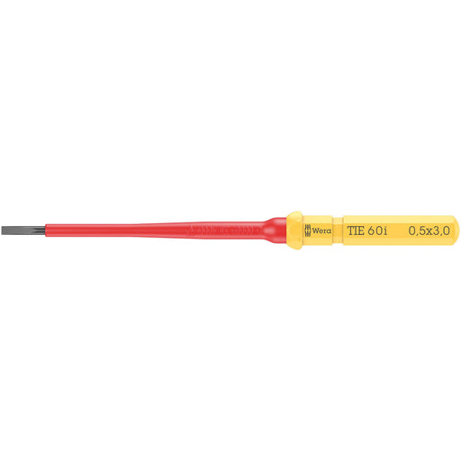 Wera - Schlitz-Schraubendreher Kraftform Kompakt VDE 60 i 05006501001 0,5 x 3 x 157 mm − 5 Stück