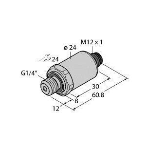 Turck - Druck-/Absolutdruckmessumformer Drucktransmitter PT10R-2004#100000322 mit Stromausgang