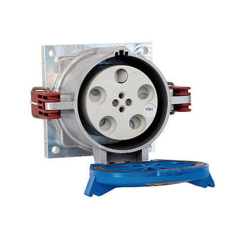 Mennekes - Hochstrom-Rundsteckvorrichtung Anbausteckdose 160A5p6h 75070 400V IP67