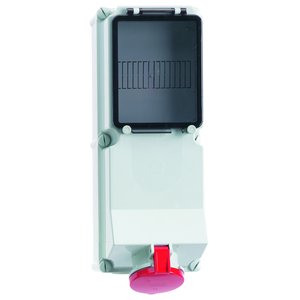 Bals Elektrotech - CEE-Steckdose abschaltbar, abgesichert (IEC 60309) Wandsteckdose abgesichert 15038 63A 5p 400V 6h IP44