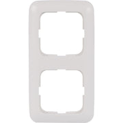 Busch-Jaeger - Abdeckrahmen Rahmen 2-fach 2512-214 aws senk.+ waager