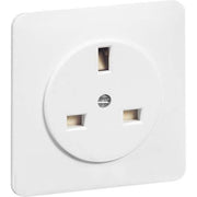 Peha - Schalter-/Steckdosenkombination Steckdose ws D 80.6670 GB W 13A 250V British
