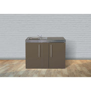 Stengel - Mini-Küche Miniküche Premiumline MPMM120GKFreBli Mokka metallic