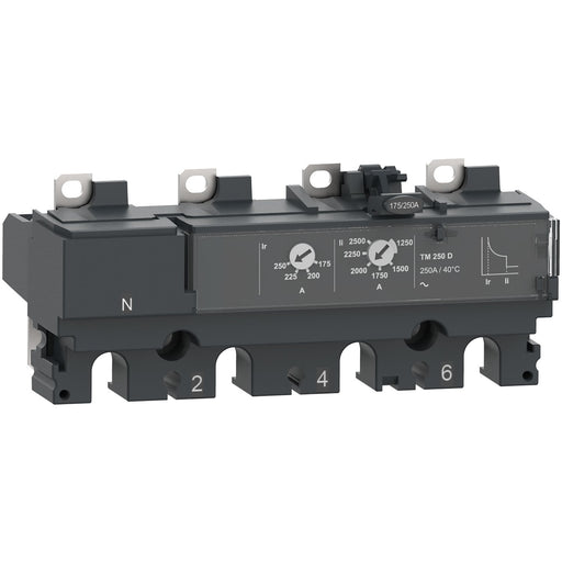 Schneider Electric - Auslöseblock für Leistungsschalter Auslösegerät thermomagneti C254TM160 sch TM160D 160A 4P4D