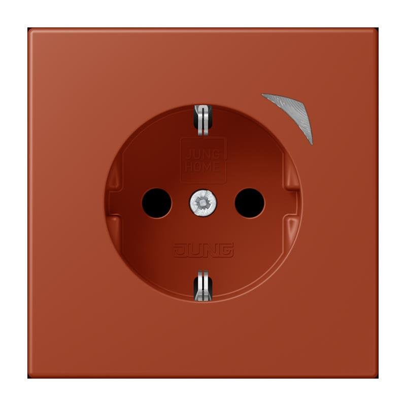 Jung - Steckdose SCHUKO Steckdose BT LC 1521 SE 232 locre rouge (32110)