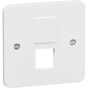 Peha - Einsatz/Abdeckung für Kommunikationstechnik Abdeckung rws D 80.610.02 AMP für 2 MJ-Steckverb