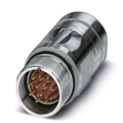 Phoenix Contact - Rundsteckverbinder, feldkonfektionierbar (Industriesteckverbinder) Kupplungssteckverbinder CA-12M1N8A95DU