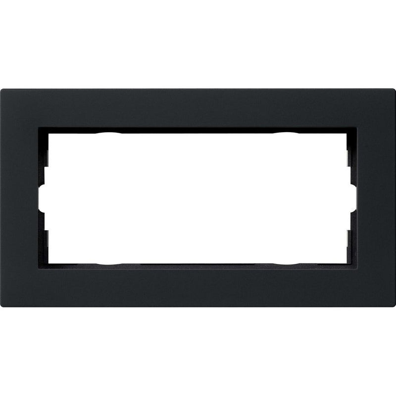 Gira - Abdeckrahmen 2f. sw 1002095 flach