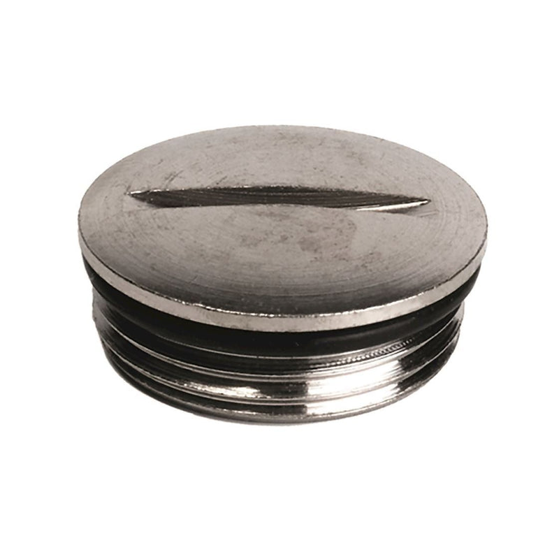 Plica - Verschlussschraube Blindstopfen 916703161 PG16 Messing vern − 50 Stück