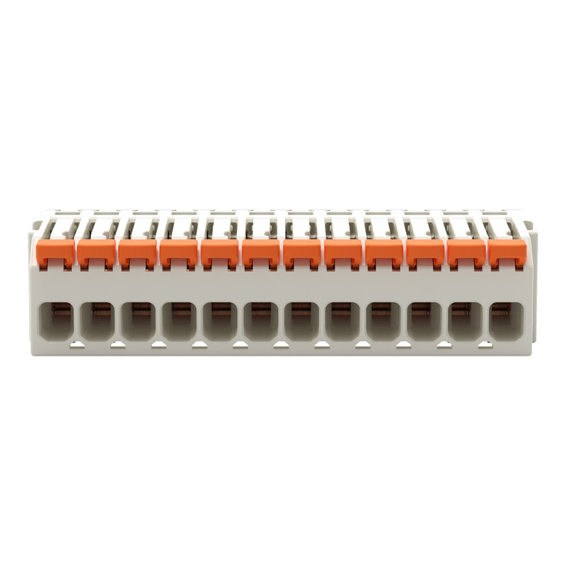 WAGO GmbH & Co. KG - Kabelsteckverbinder für Leiterplattensteckverbinder 1-Leiter-Federleiste,Hebel 2734-1112/327-000 PushinCAGECLAMP,lgr − 50 Stück