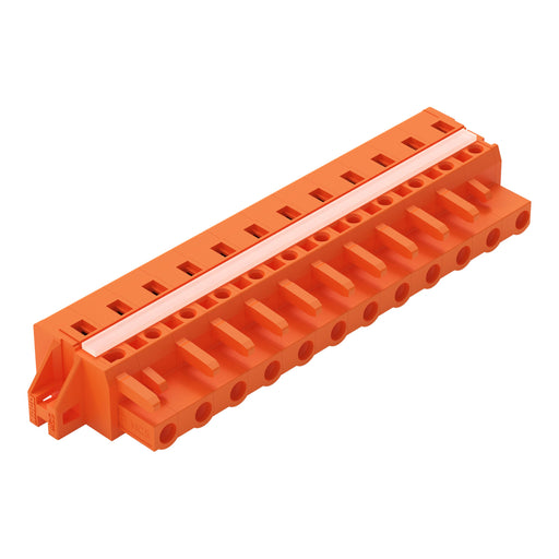WAGO - Kabelsteckverbinder für Leiterplattensteckverbinder 1-Leiter-Federleiste 231-712/027-000 CAGECLAMP,2,5mm²,or − 10 Stück