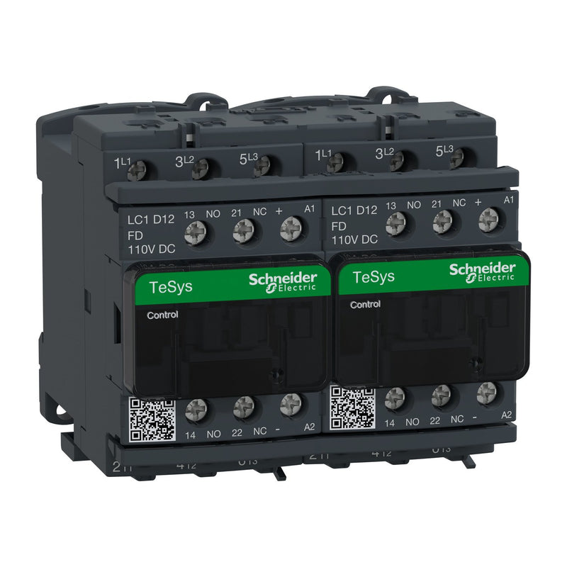 Schneider Electric - Schützkombination Wendeschützkombination LC2D12FD 5,5kW/400V/AC3
