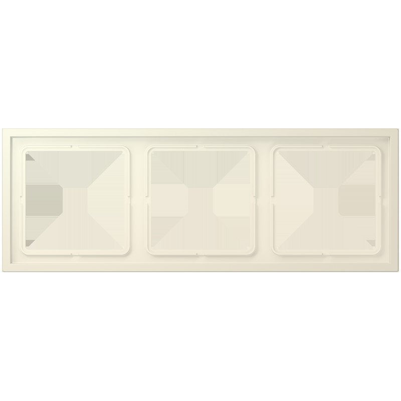 Jung - Abdeckrahmen Rahmen 3-fach LCZ 983 BF 245 blanc ivoire