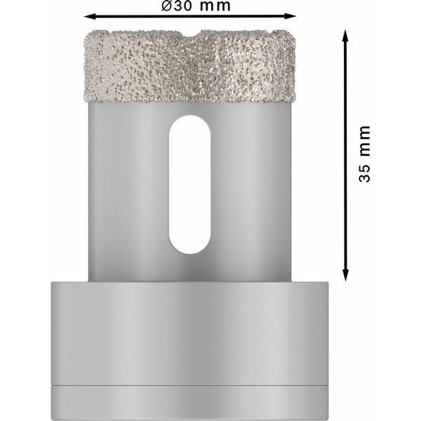 Bosch - Bohrer PRO Ceramic dry 2608599033 Trockenbohrkrone 30