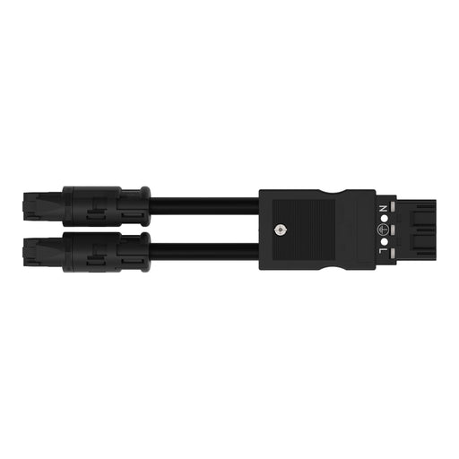 WAGO - Konfektionierte Leitung für steckbare Gebäudeinstallation konfektionierte Y-Leitung 774-5001/106-000 Eca,Kod. A,sw