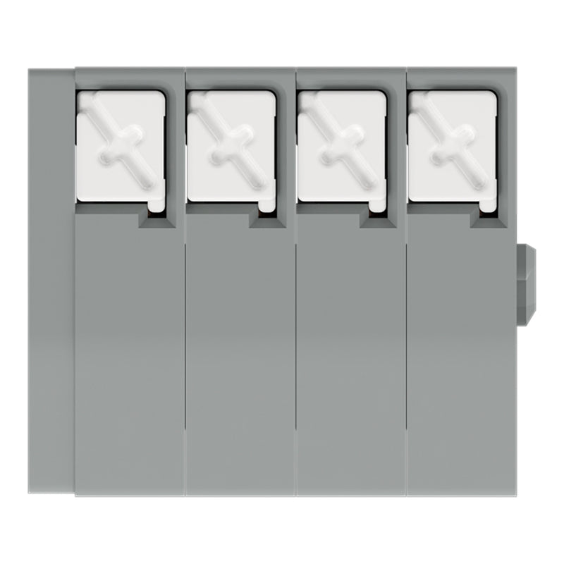WAGO - Leiterplattenklemme 805-304 Drücker,1,5mm²,grau − 80 Stück