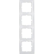 Berker - Abdeckrahmen Rahmen 4f. pws/gl 10148989 senkrecht/waagerecht