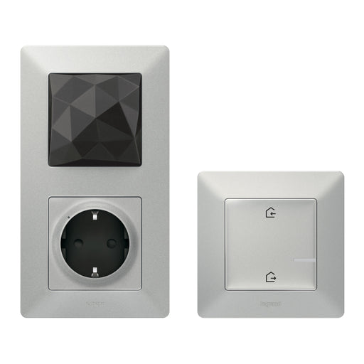 Legrand - Bussystem-Systemschnittstelle/Medien-Gateway Starterpaket Aluminium Legrand 752396 Gateway+MasterSwitch
