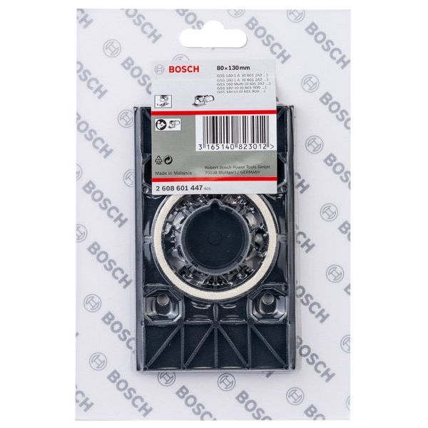 Bosch - Systemzubehör für Schleifen/Polieren (Akku/elektrisch/Druckluft) Schwingplatte, 80 x 130 mm 2608601447
