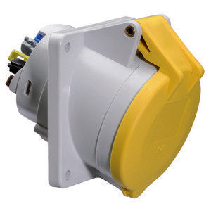 Bals Elektrotech - CEE-Anbausteckdose (IEC 60309) Anbausteckdose geneigt 16A 12862 4p 110V 4h IP44