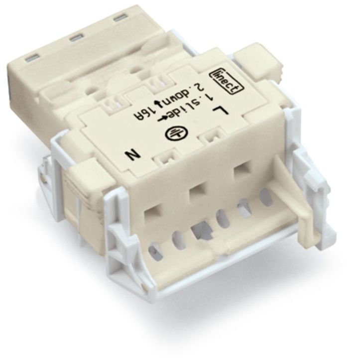 WAGO - Geräteanschluss für steckbare Gebäudeinstallation Linect-T-Steckverbinder 770-6229 1 Eingang,weiß − 25 Stück
