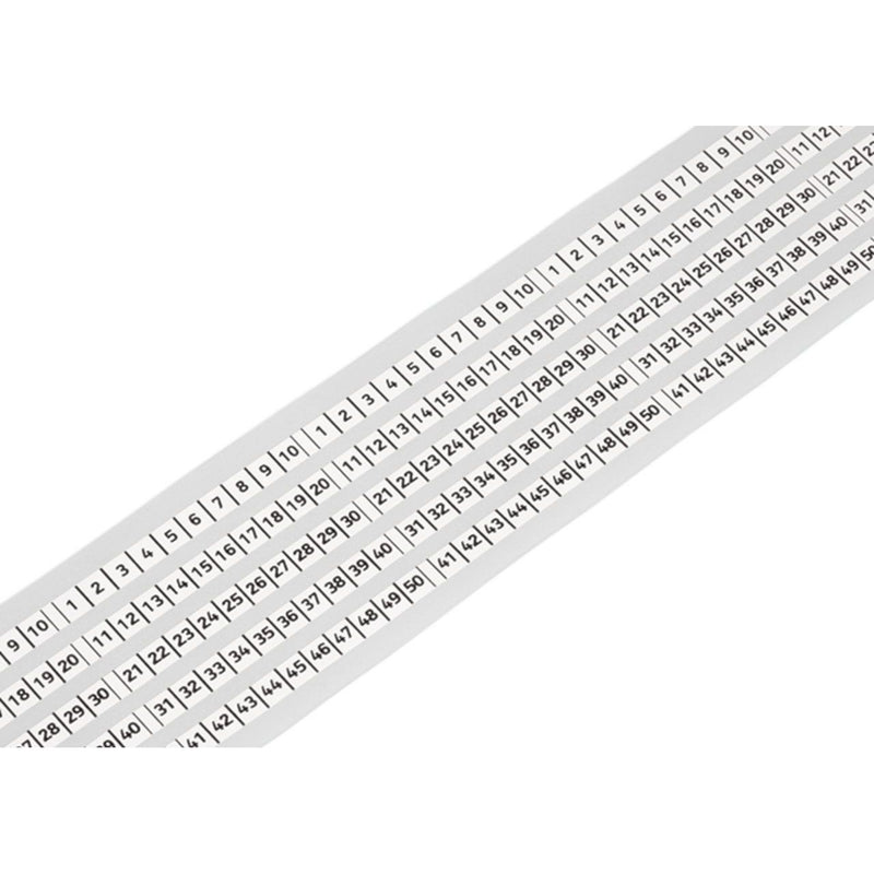 WAGO - Kennzeichnungsmaterial Etikett 210-834 5mm, ws, 25m Rolle