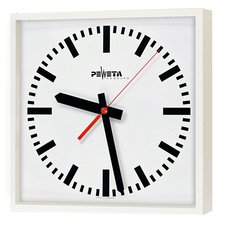 Peweta - Uhr Quarz-Batterie-Uhr 41.281.321 innen,1,5V,325x325mm