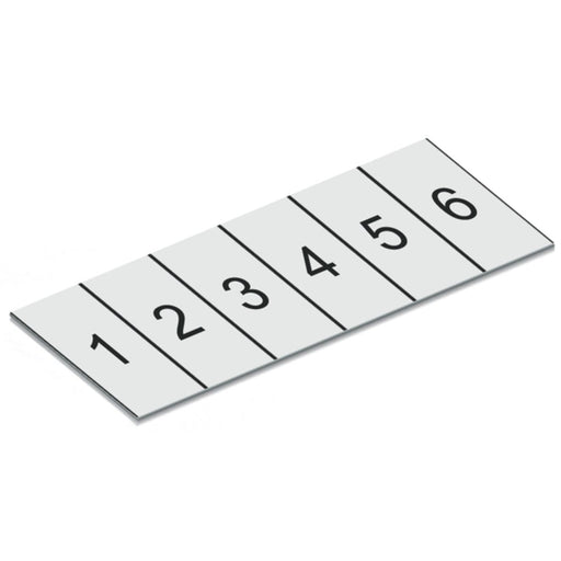 WAGO - Klemmenmarkierung Beschriftungsstreifen 2009-110/762-804 geschnitten,weiß