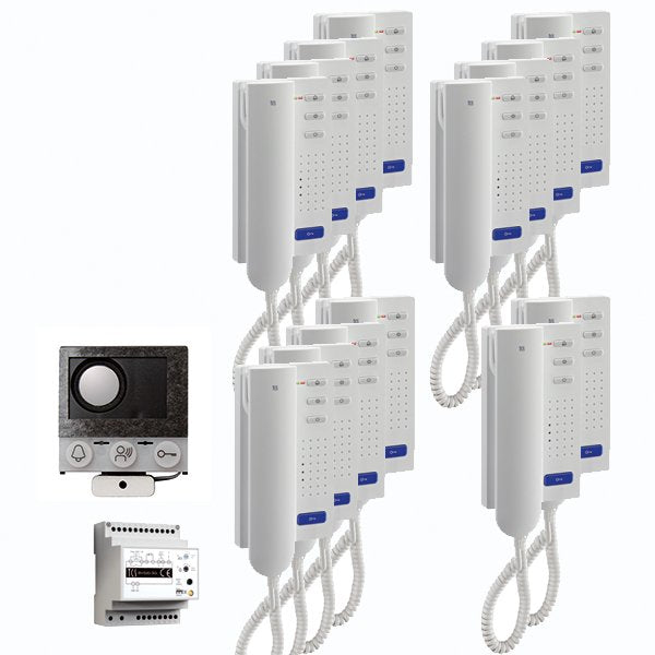 TCS Tür Control - Türsprech-Set audio:pack Einbau PAIH140/004 für 14 Wohneinheit