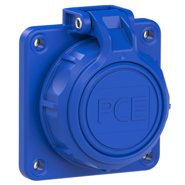 PC Electric - Schutzkontaktstecker Schutzkontakt Anbaudose 20352-8bc IP68 75x75 nat − 10 Stück