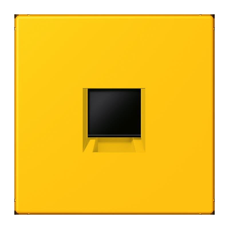 Jung - Einsatz/Abdeckung für Kommunikationstechnik Abdeckung (gerastet) LC 1969-1 WE 263 le jaune vif (4320W)