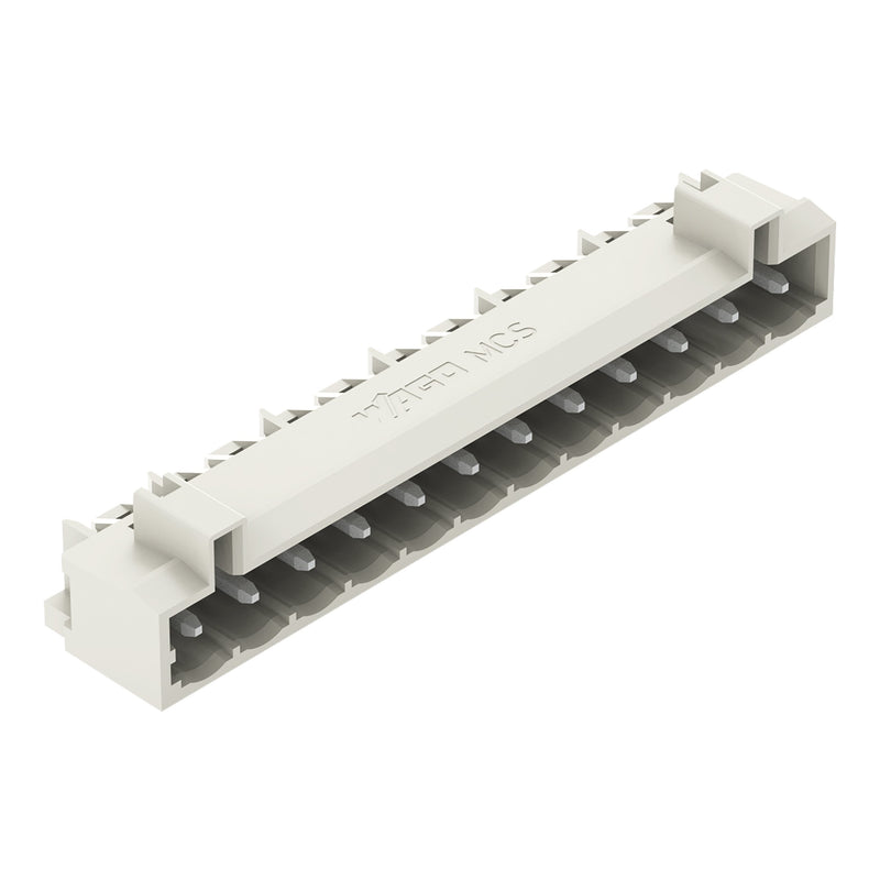 WAGO - Leiterplattensteckverbinder THT-Stiftleiste Lötstift 721-472/001-000 1,2x1,2,abgew.,lgr − 100 Stück