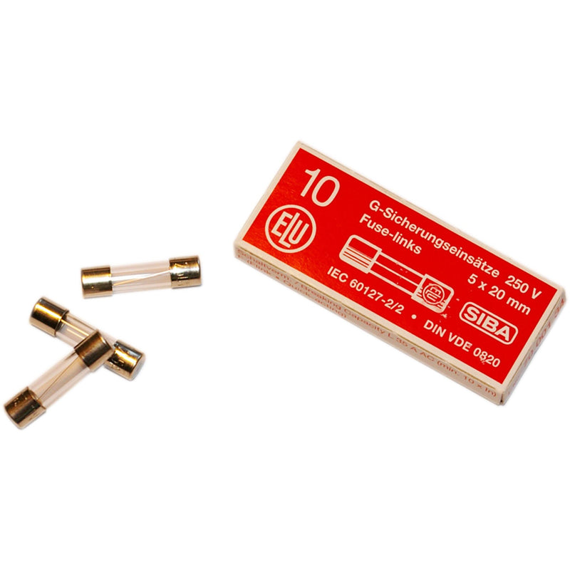 Siba - Zylindrische Sicherung G-Sicherung T 4A 179120 5x20 − 100 Stück
