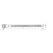 HellermannTyton - Kabelbinder PE530-HS-BK-C1 9,0x535 schwarz − 100 Stück